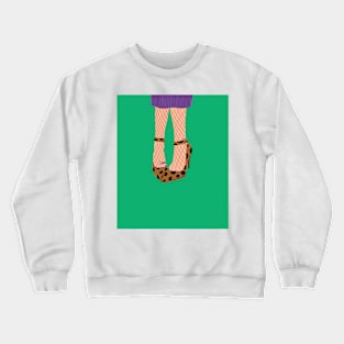 Leopard shoes Crewneck Sweatshirt